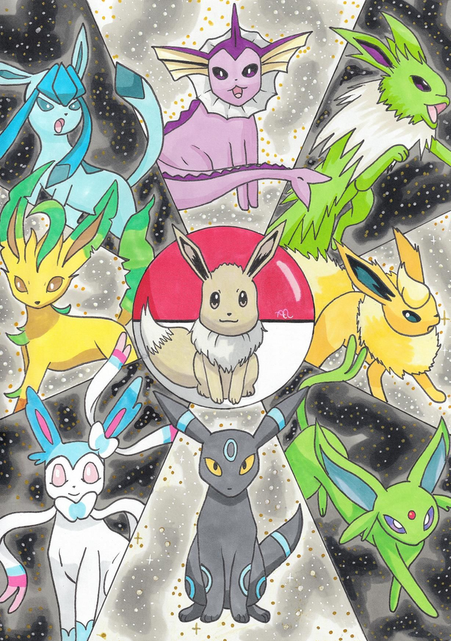 Print Pokemon - Evolitions Shiny