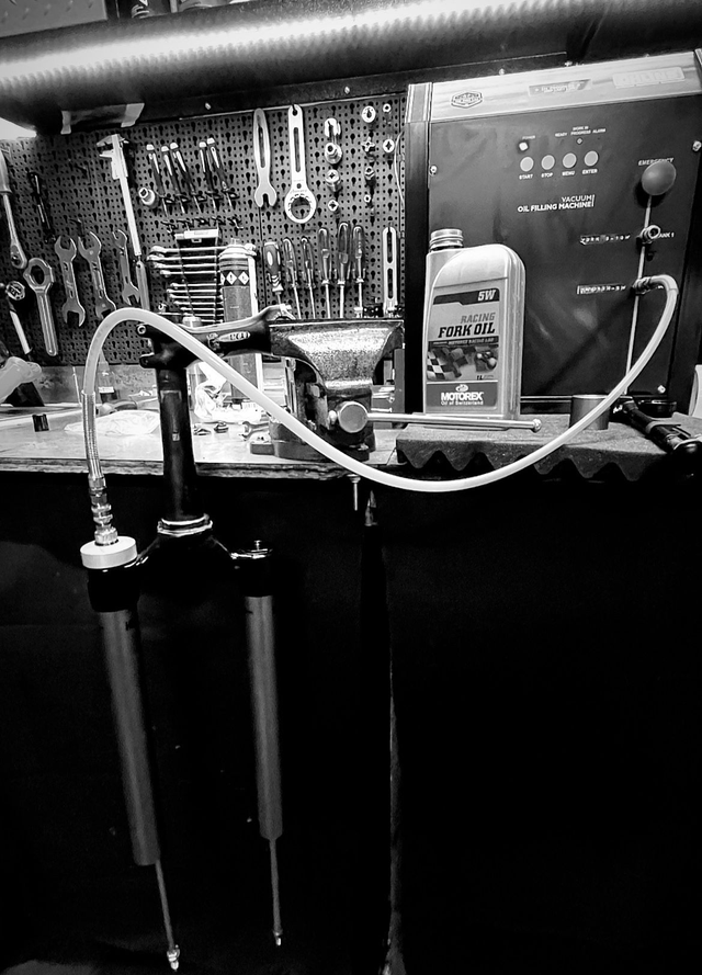 Purge Cartouche Fourche en Machine 