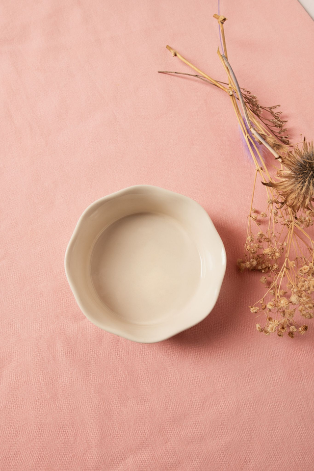 Coupelle organique blanche  ✨