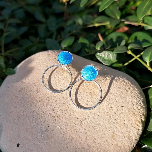 Puces d'oreilles '' Cercle '' 