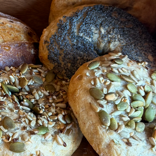 Mixed Sourdough Bagels