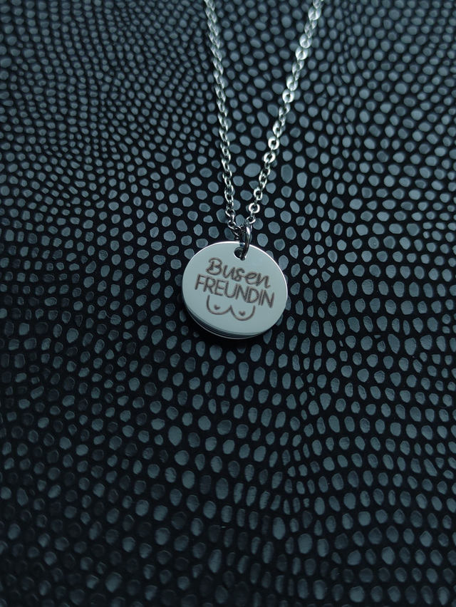 Edelstahl Kette | Busenfreundin | Silber