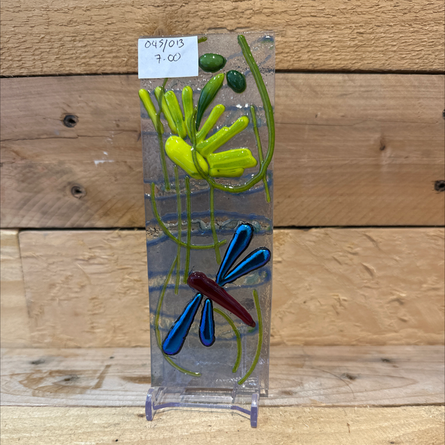 Glass Dragonfly Decor 