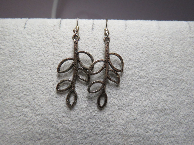 Boucles d'oreilles Feuilles 