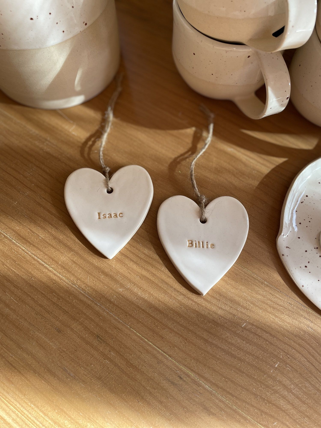 Pampille cœur personnalisée ⁕ En précommande ⁕