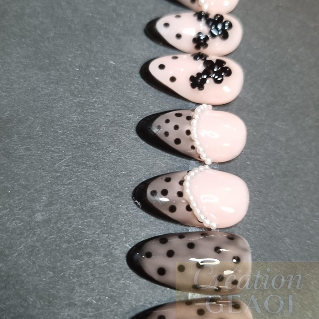 French Petit pois Résille little Amande S sur commande délai de 7jours ouvrable