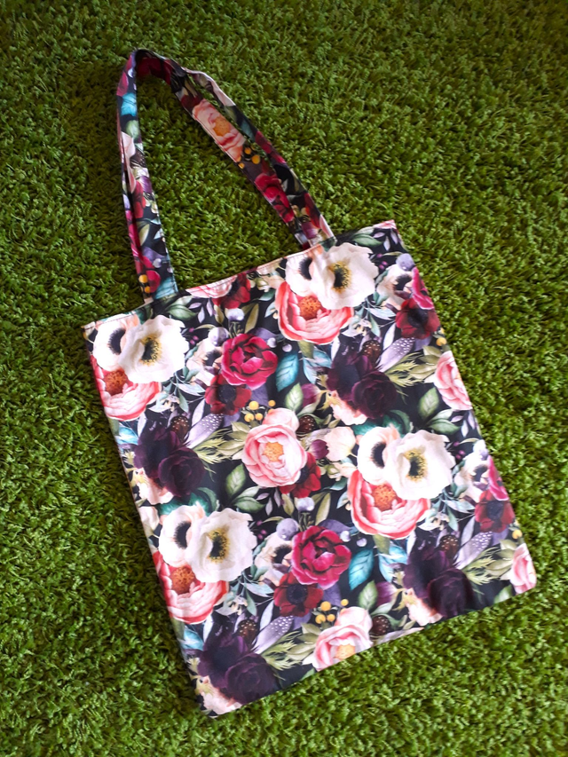 Sac tote bag Pivoines