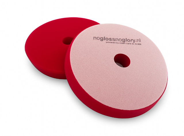 Polijstpad rood excentrisch 150 mm, 2 stuks
