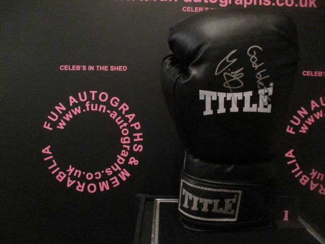 Jamie Boyle (Author) Authentic Autographed Title Boxing Glove (1)