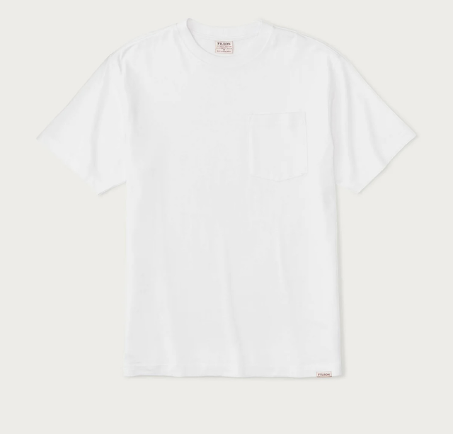 Filson Frontier Pocket T-Shirt Bright White 