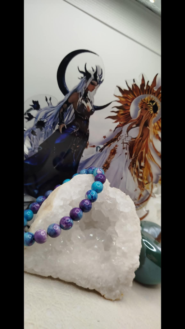 Bracelet en Howlite – Collection Minimal Touch