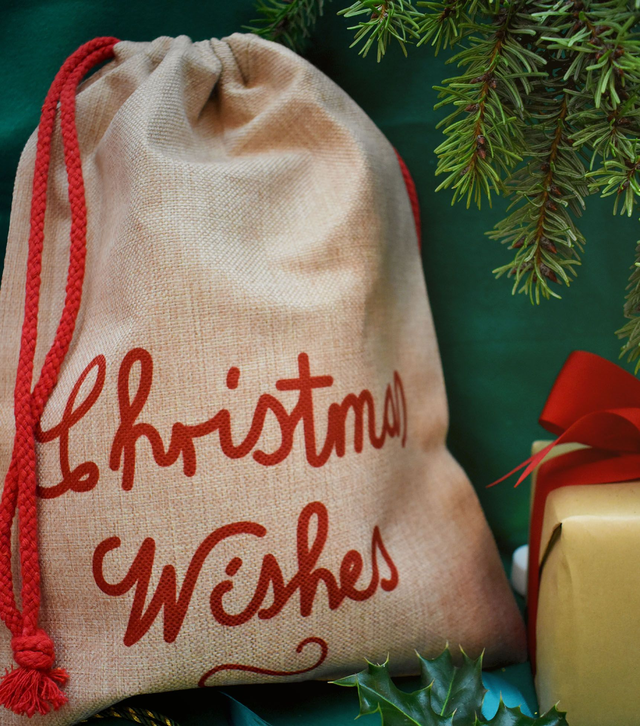 Christmas Wishes Santa Sack