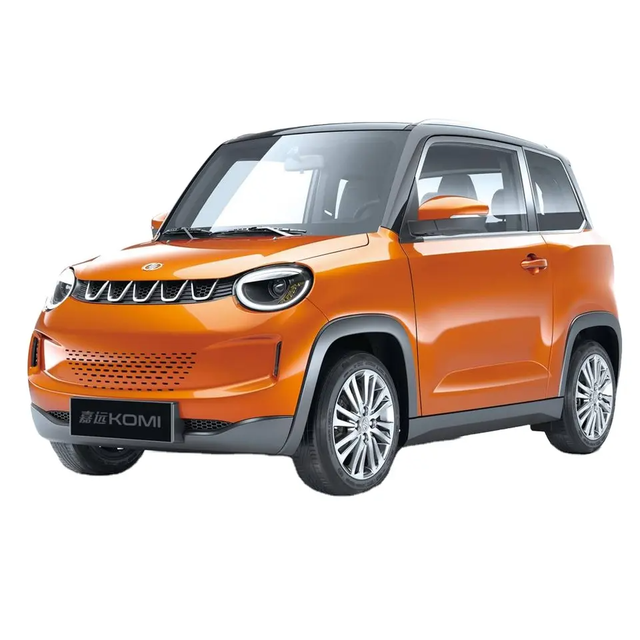 120 km/h KOMI Mini EV 4-sæder, 7" skærm, 320 km, aircon, bak kamera, 5-års 80.000 km batteri & motor EU-garanti