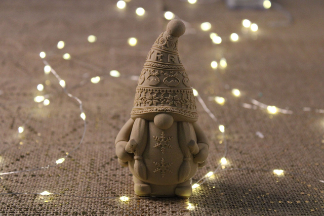 Gnome Ski baton beige foncé