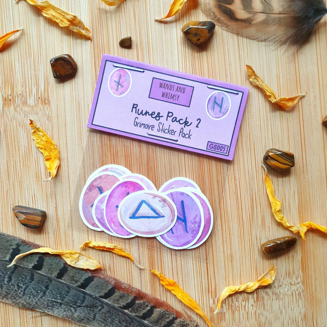 Grimoire Sticker Pack - Runes Pack 2
