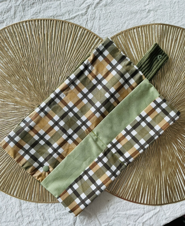 Ordonnancier velours et coton modèle « Fraser » 