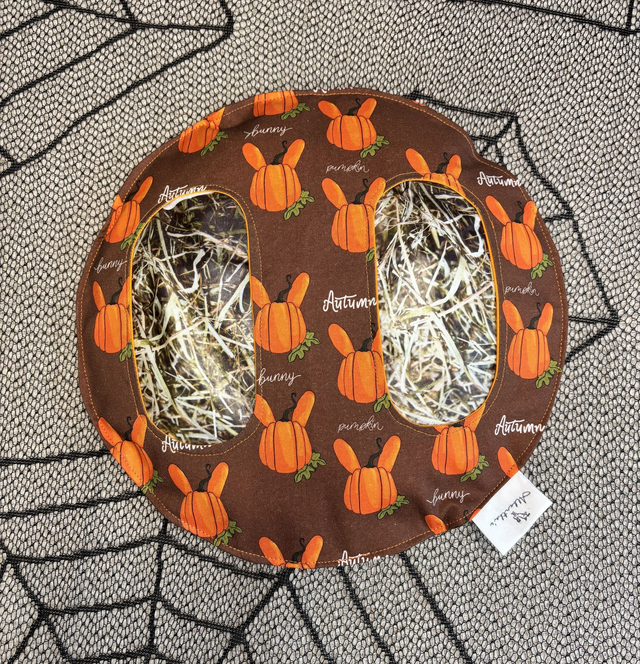 Sac à foin de sol Albertha&#039;s &quot;Pumpkin&quot; - 2 ouvertures