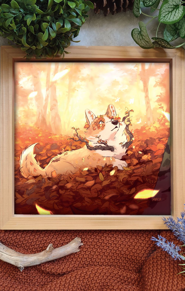 Tirage Premium  Avalon Déesse Automne