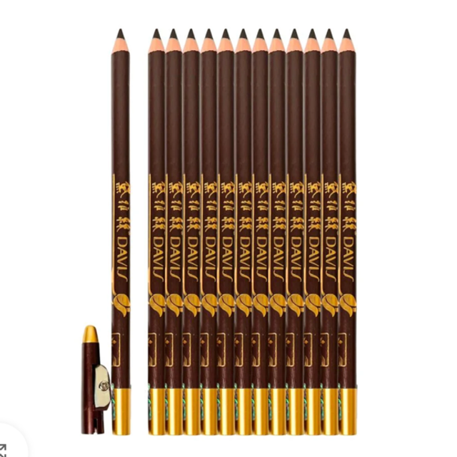 Lot de 12 crayons à sourcils 