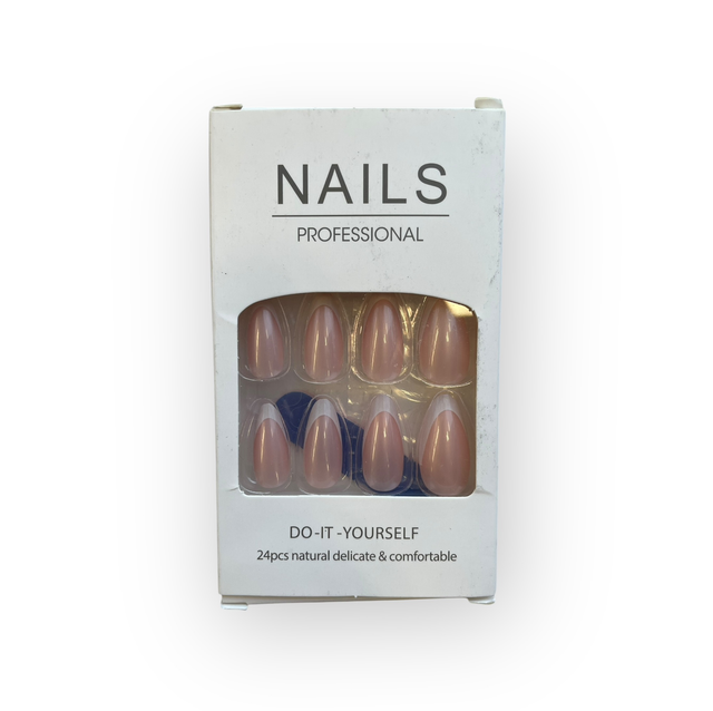 Press on nails 24pcs tekokynnet