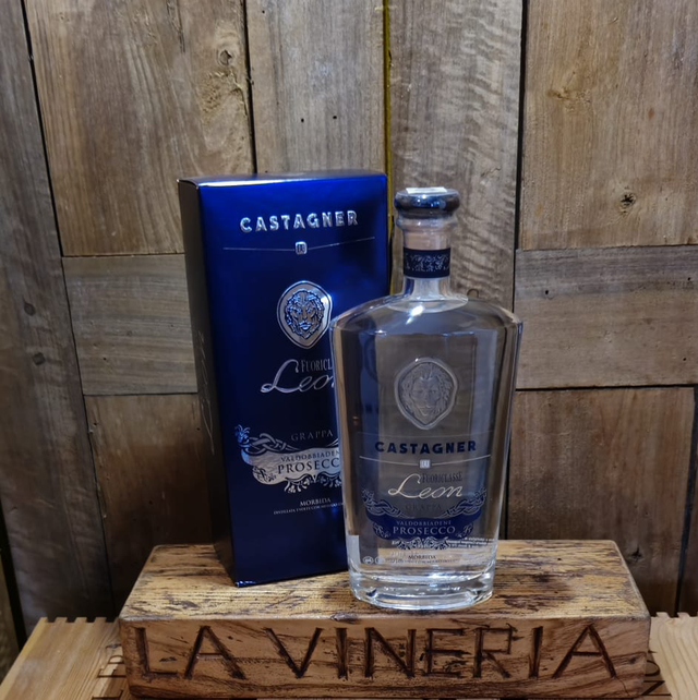 Grappa “Fuoriclasse Leon Valdobbiadene Prosecco” – Castagner Vol 37.5% cl70