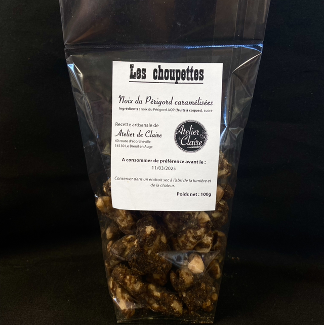 choupettes  - noix du Périgord (sachet 100g)