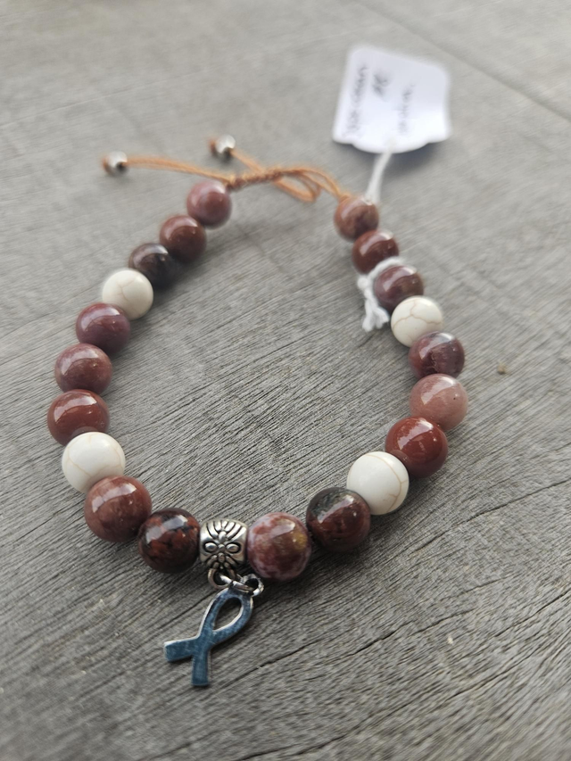 Bracelet jaspe océan 