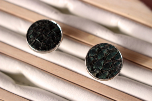 Boutons de Manchettes - VertPoisson