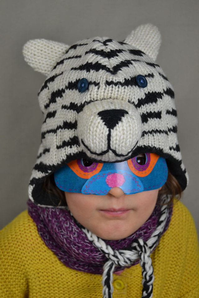 Bonnet tigre enfant