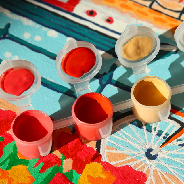 Kit met verf op nummer - Amsterdam