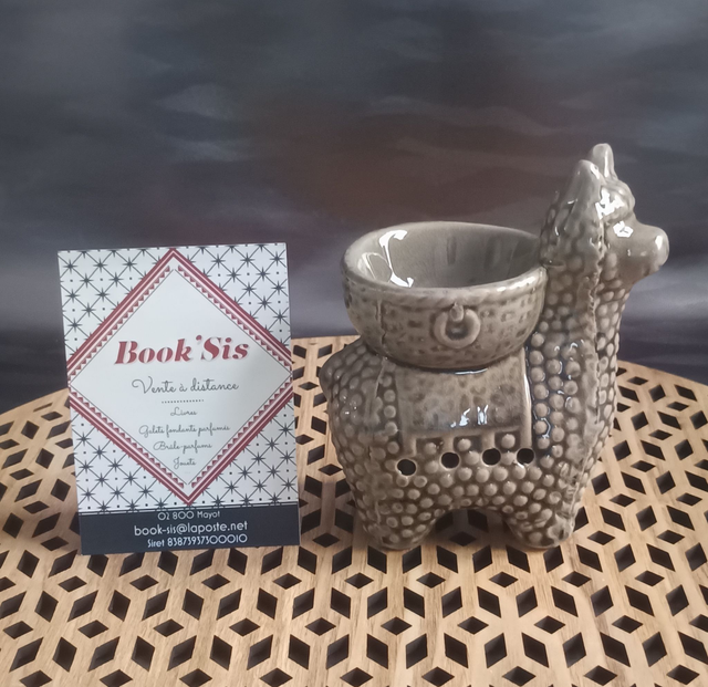 Brûleur " Lama Alpaga marron foncé "