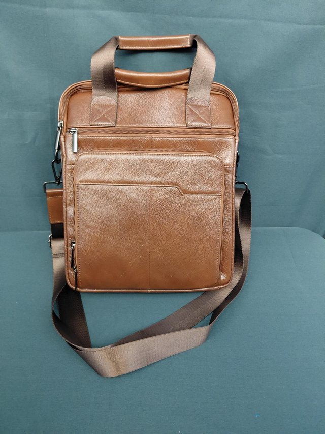 Sac en cuir Homme couleur brun 