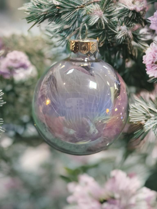 Boules transparente Irisé 