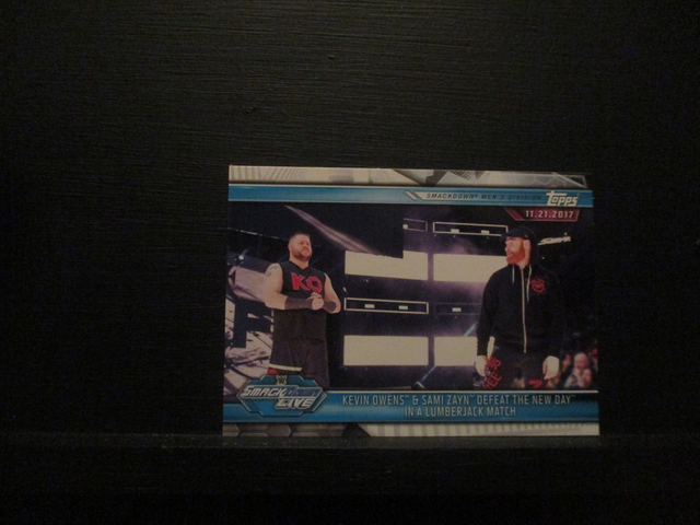 Kevin Owens &amp; Sami Zayn Defeat The New Day In A Lumberjack Match - Champions Original Trading Card #71
