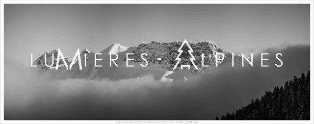 Arcalod , Mt de La Coche , Tré Mollard (PNR Bauges) - 67*26cm