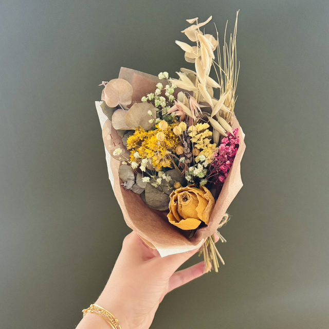 Yellow rose mini bouquet 