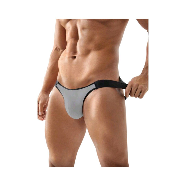 Jockstrap Gris Liso