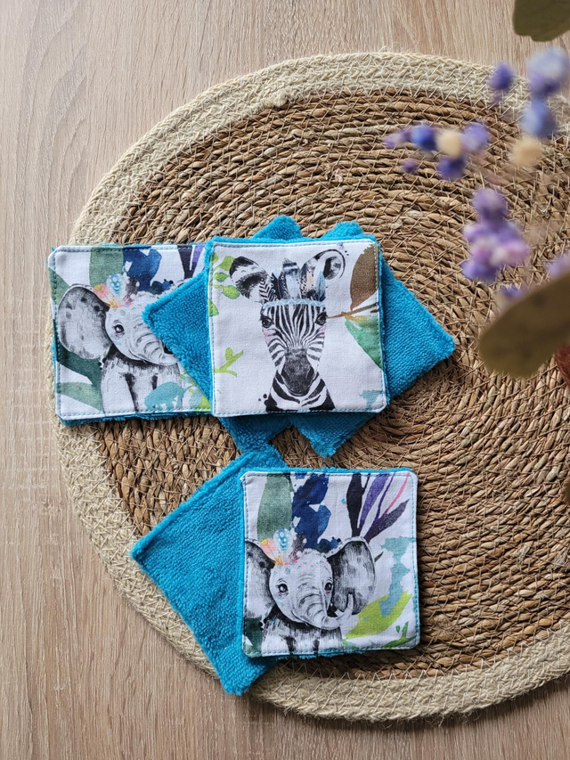 Lingettes Savane / bleu