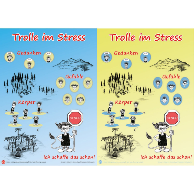 Trolle im Stress