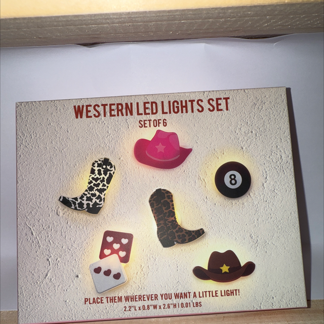 Western LED lights set set of six