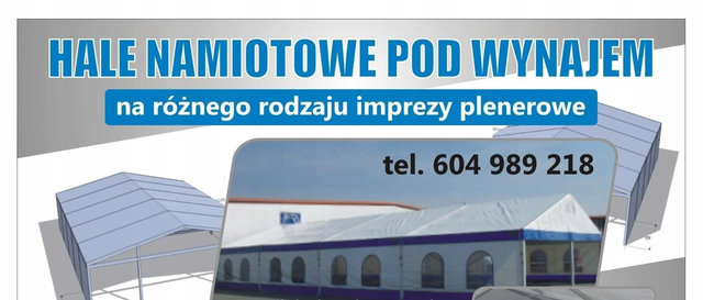 Wynajem hali imprezy, wesela,  komunie. 