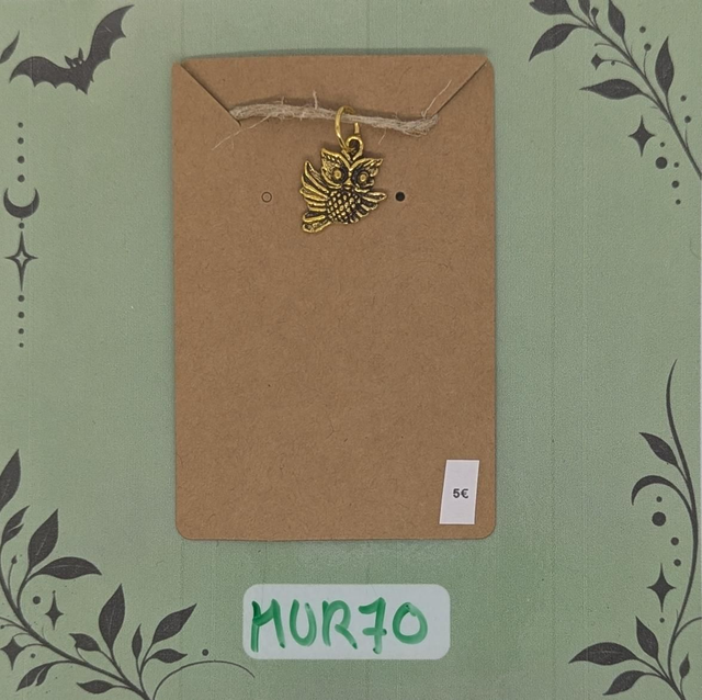 MUR70 Pendentif Hibou 