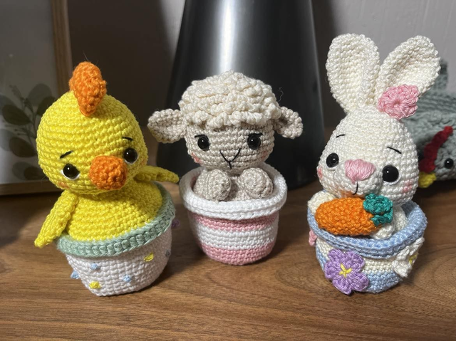 Ensemble de 3 &quot;Amis de Pâques&quot;