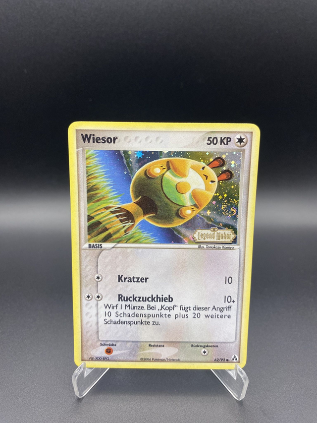 Wiesor (62/92) EX Legend Maker - Excellent - DE - Reverse Holo mit Stamp