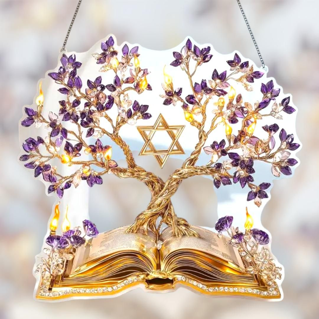 Capteur de soleil &quot;Torah étoile de David&quot;