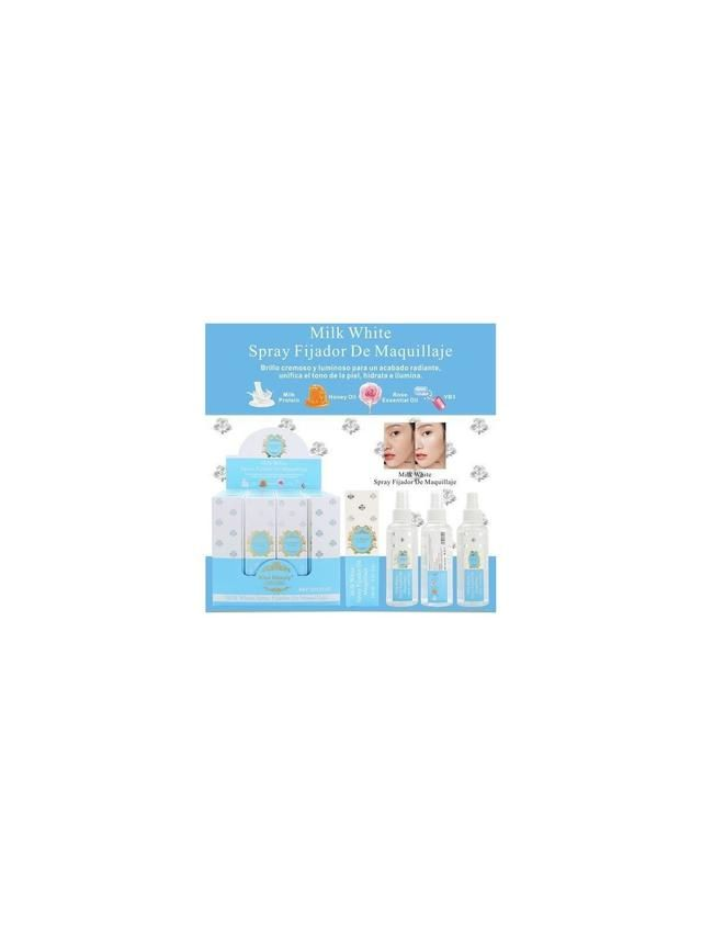 Kiss Beauty Fijador Maquillaje Milk White 150ml