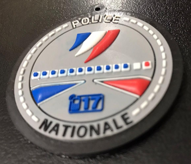 Porte-clés pvc Police Nationale 