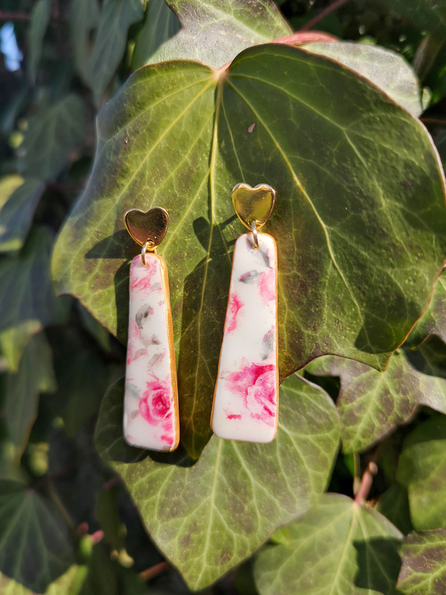 Collection Les Imprimées Amoureuses - Boucles d&#039;oreilles Sidonie 