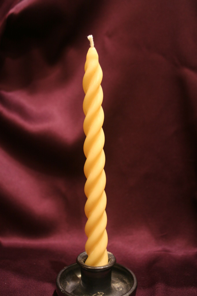 Barley twist candle