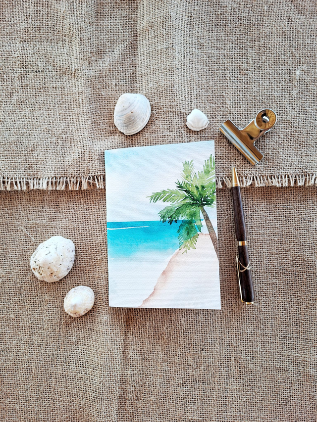 Carnet de notes Paysage bord de mer